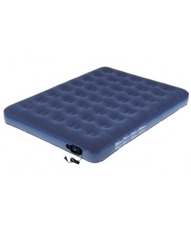 MATELAS VELOURS CONFORT BIPLACE AVEC POMPE ELECTRIQUE INTEGREE Loisirs Caravaning