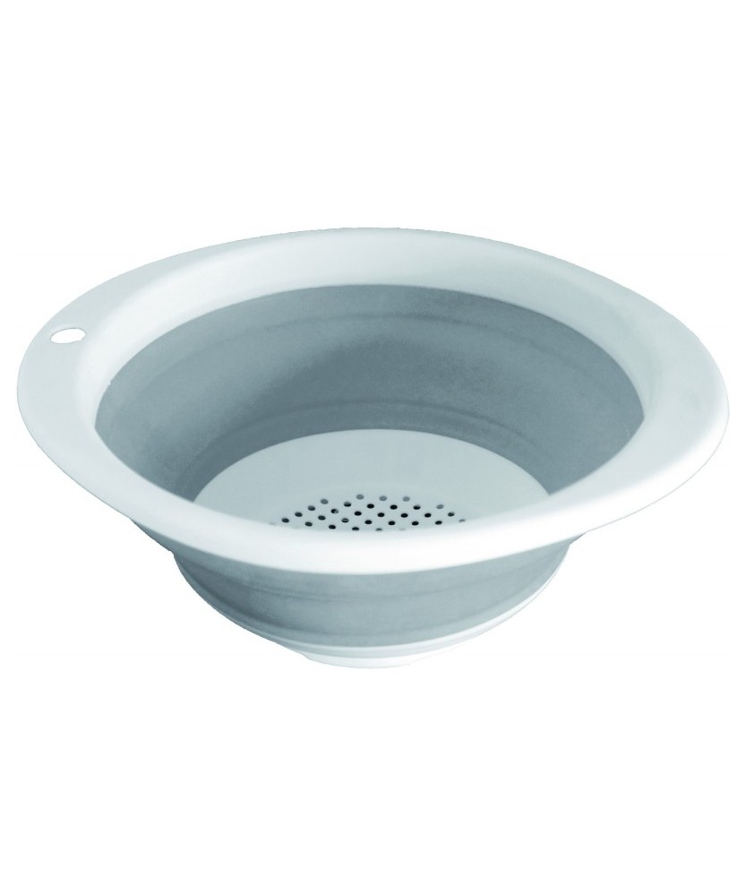 PASSOIRE CUISINE PLIABLE COLANDER BRUNNER GRISE Loisirs Caravaning