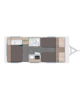 CARAVELAIR SPORT LINE 492 Loisirs Caravaning