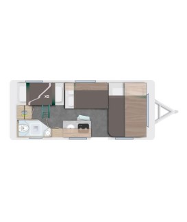 CARAVELAIR SPORT LINE 496 Loisirs Caravaning