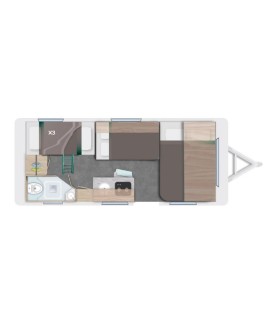 CARAVELAIR SPORT LINE 497 Loisirs Caravaning
