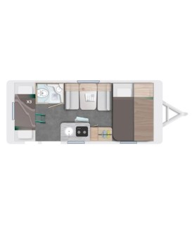 CARAVELAIR ALBA 87 Loisirs Caravaning