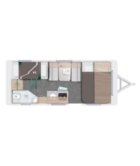 CARAVELAIR ALBA 496 Loisirs Caravaning
