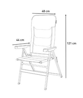 FAUTEUIL PREMIUM NOIR TRIGANO TRIGANO Loisirs Caravaning