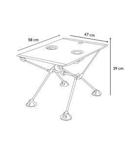 TABLE ULTRALIGHT JAMET Loisirs Caravaning