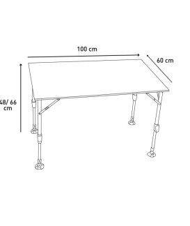 table bambou TRIGANO version 4 plis Loisirs Caravaning
