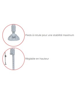 table bambou TRIGANO version 4 plis Loisirs Caravaning