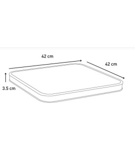 TABLETTE POUR TABOURET PLIANT BOIS FLOTTÉ Loisirs Caravaning