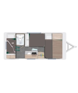 CARAVELAIR ALBA 466 FAMILY Loisirs Caravaning