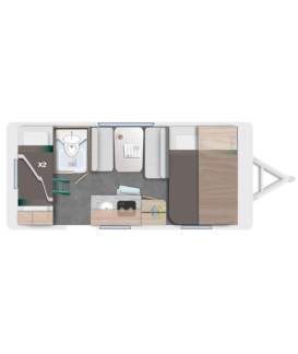 CARAVELAIR ALBA 466 FAMILY Loisirs Caravaning