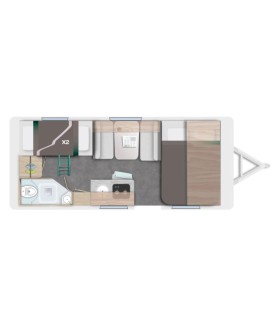 CARAVELAIR ALBA 496 FAMILY Loisirs Caravaning