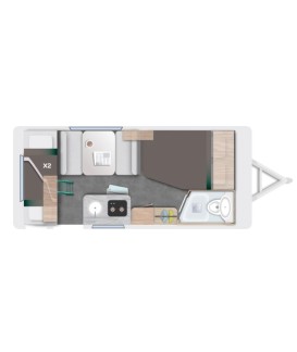 CARAVELAIRE SPORT LINE 476 FAMILY Loisirs Caravaning