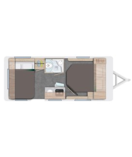 CARAVELAIRE SPORT LINE 480 Loisirs Caravaning