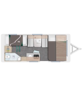 CARAVELAIR SPORT LINE 496 FAMILY Loisirs Caravaning
