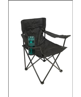 FAUTEUIL ACIER AIR NOIR ECO Loisirs Caravaning