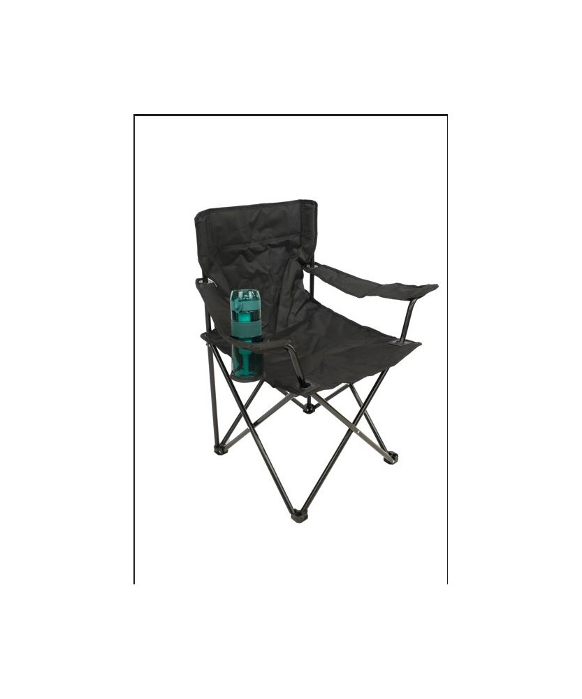 FAUTEUIL ACIER AIR NOIR ECO Loisirs Caravaning
