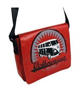 SAC BANDOULIERE ROUGE MOTIF COMBI VW Loisirs Caravaning