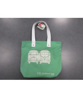 SAC DE PLAGE CANVAS VERT MOTIF VW T1 Loisirs Caravaning