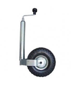 ROUE JOCKEY Ø48 GALET GONFLABLE Loisirs Caravaning