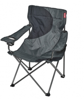 FAUTEUIL ACIER TRIGANO COLORIS GRIS/NOIR - 2023 Loisirs Caravaning