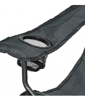 FAUTEUIL ACIER TRIGANO COLORIS GRIS/NOIR - 2023 Loisirs Caravaning